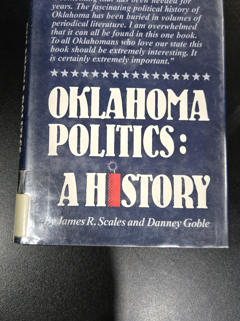 Oklahoma Politics. A History